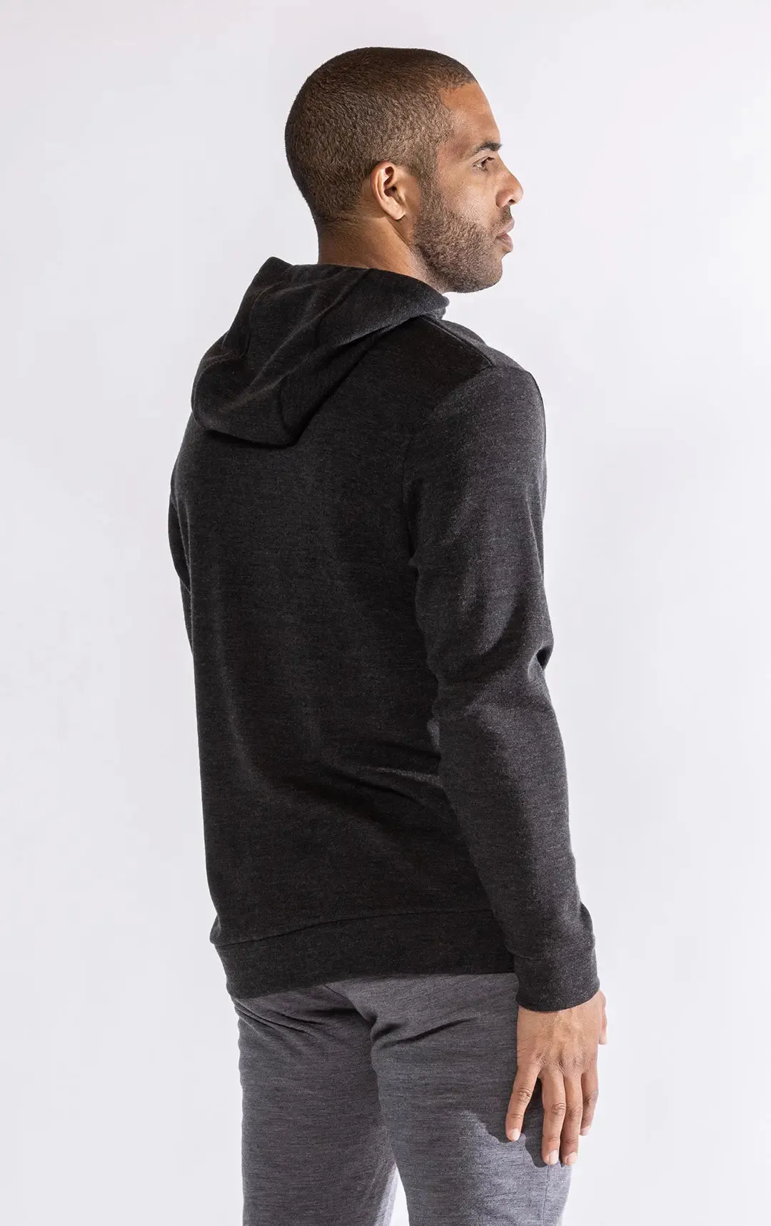 320GSM MERINO HOODED PULLOVER