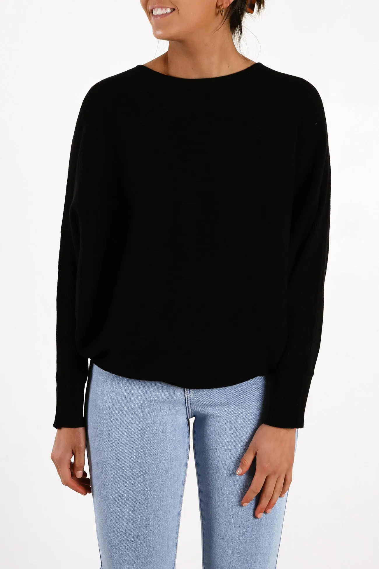 Alinta Knit Jumper Black