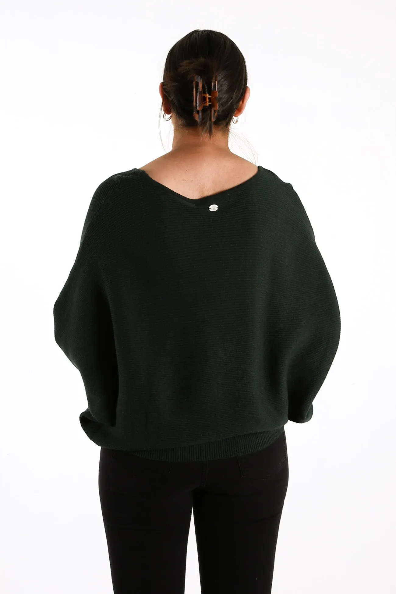 Alinta Knit Jumper Forest Green