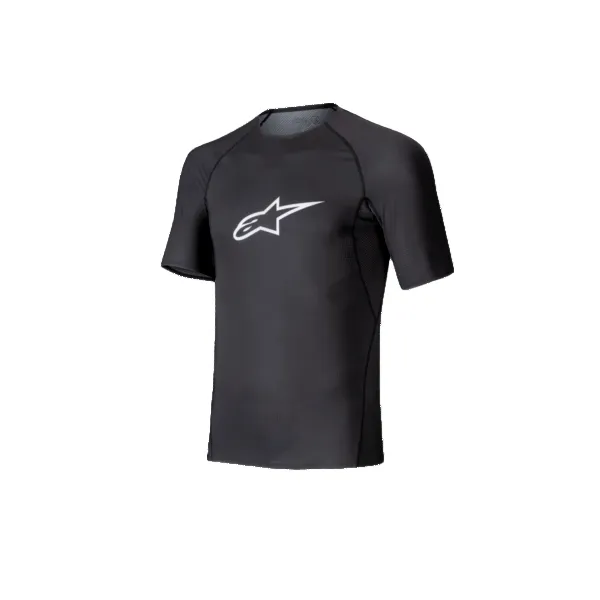 ALPINESTARS 4750125-10-M T-shirt Tech KX, Black, Size M