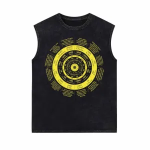 Astrology Houses And Meanings Vintage Washed Vest Top