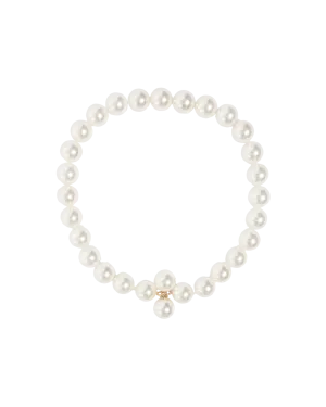 Bandage Pearl Necklace