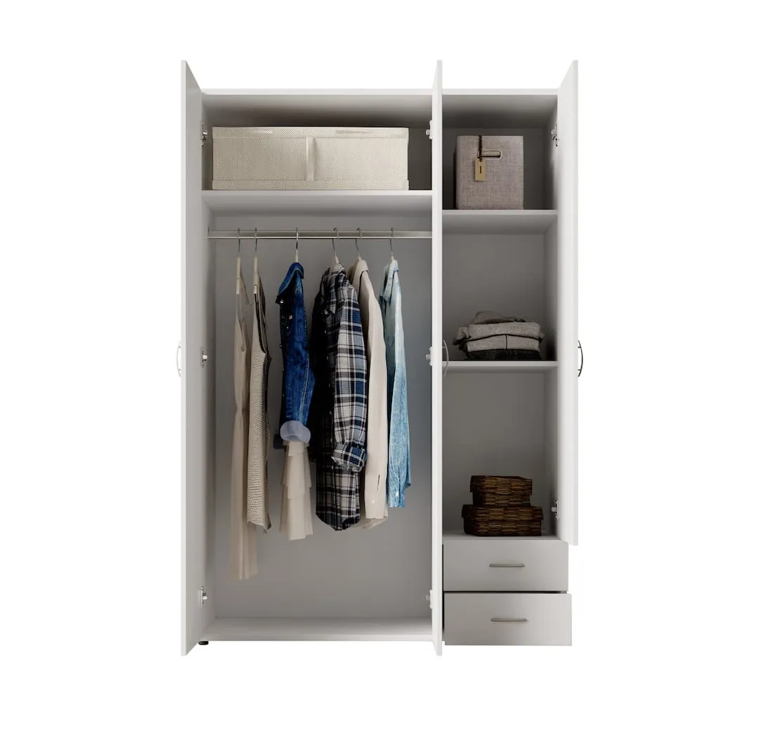 Base Hinged Door Wardrobe 120cm