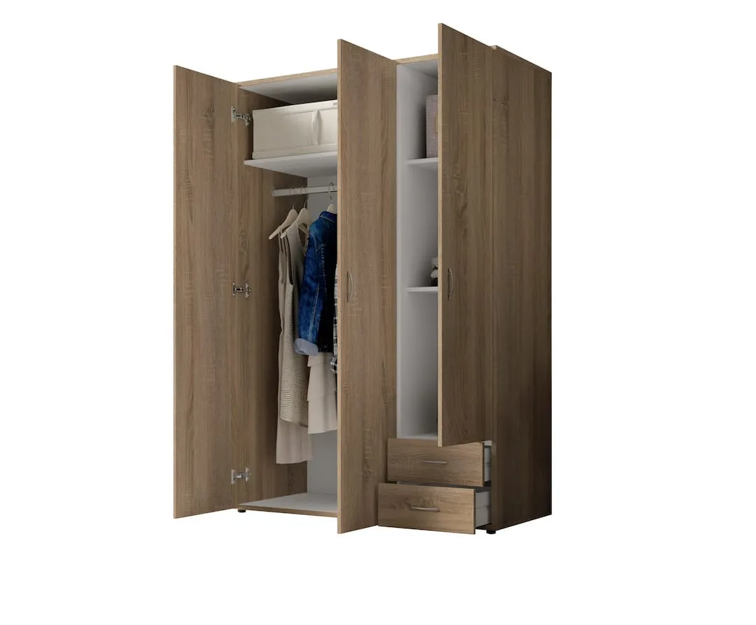 Base Hinged Door Wardrobe 120cm