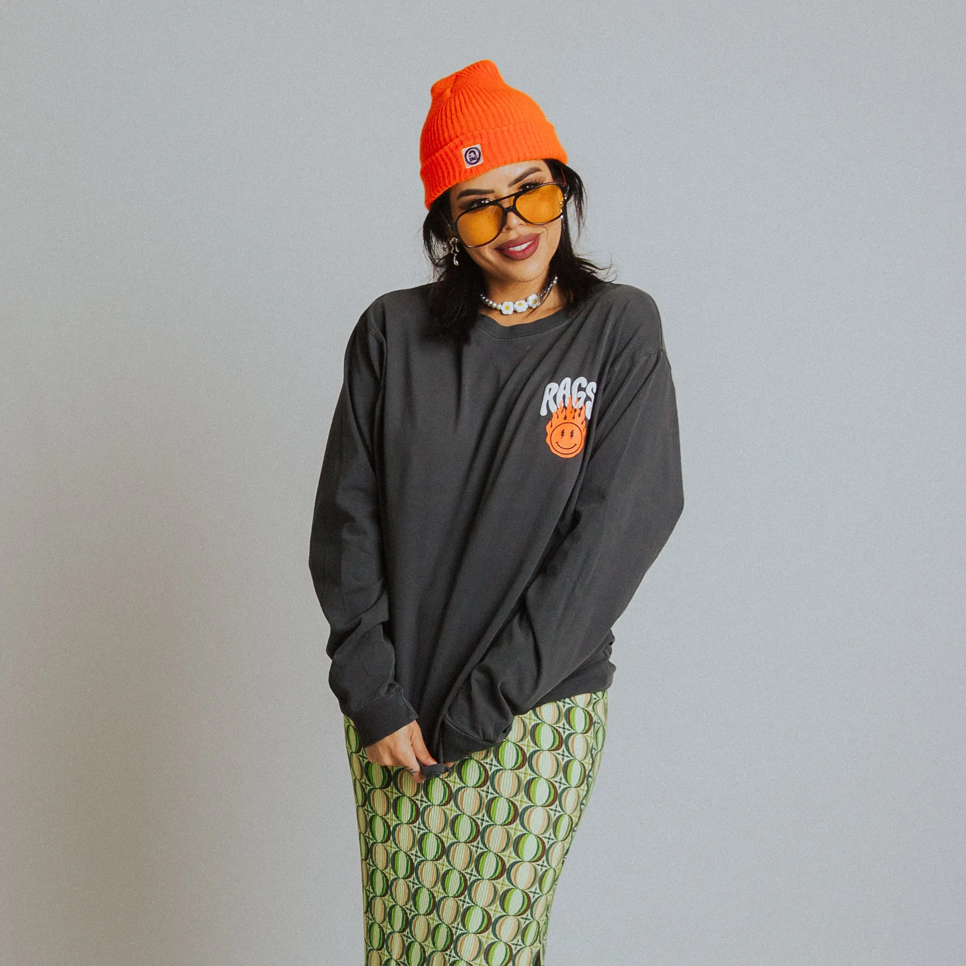 Basic Beanie - 'Neon Orange'