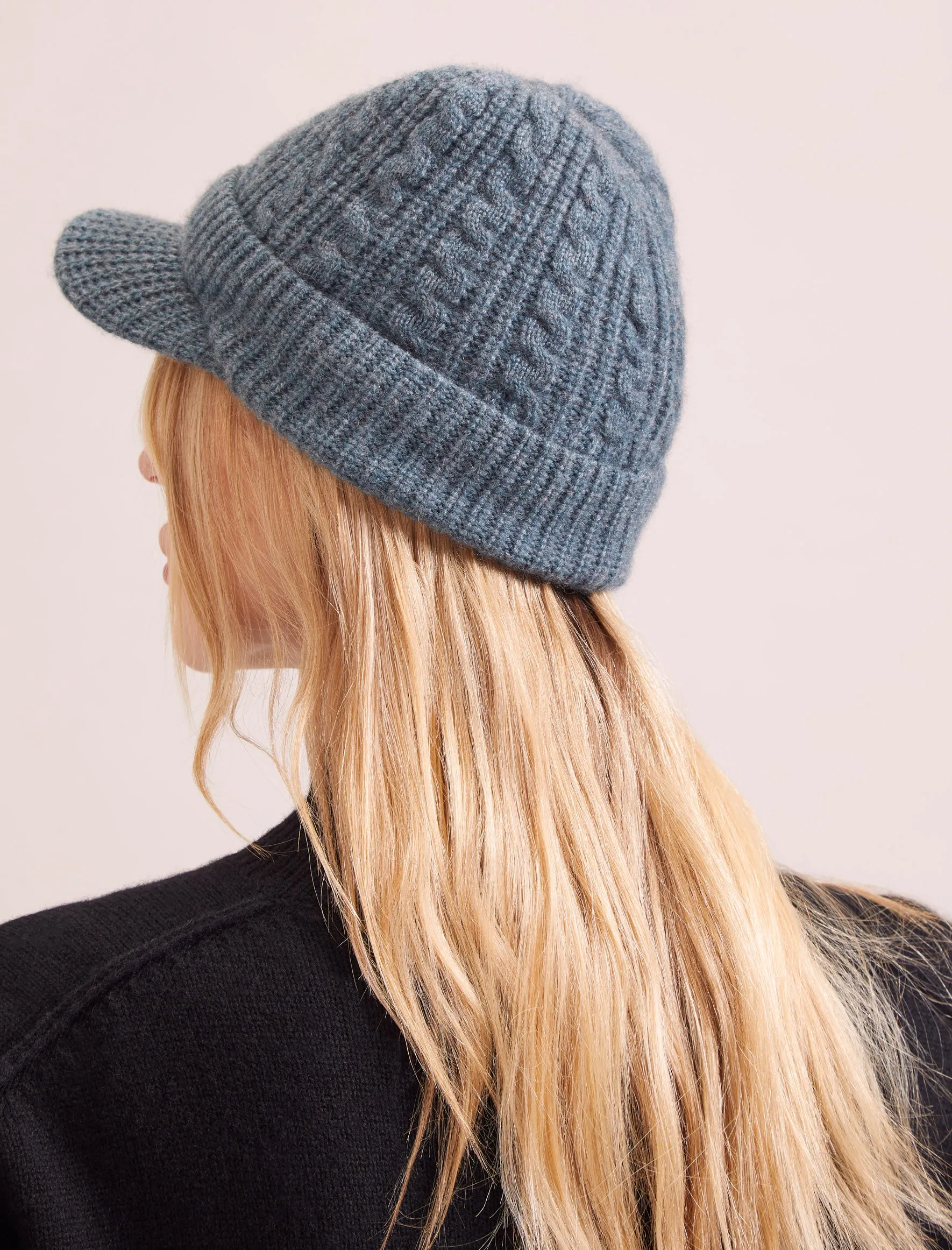 Beata Cashmere Hat - Sea Green