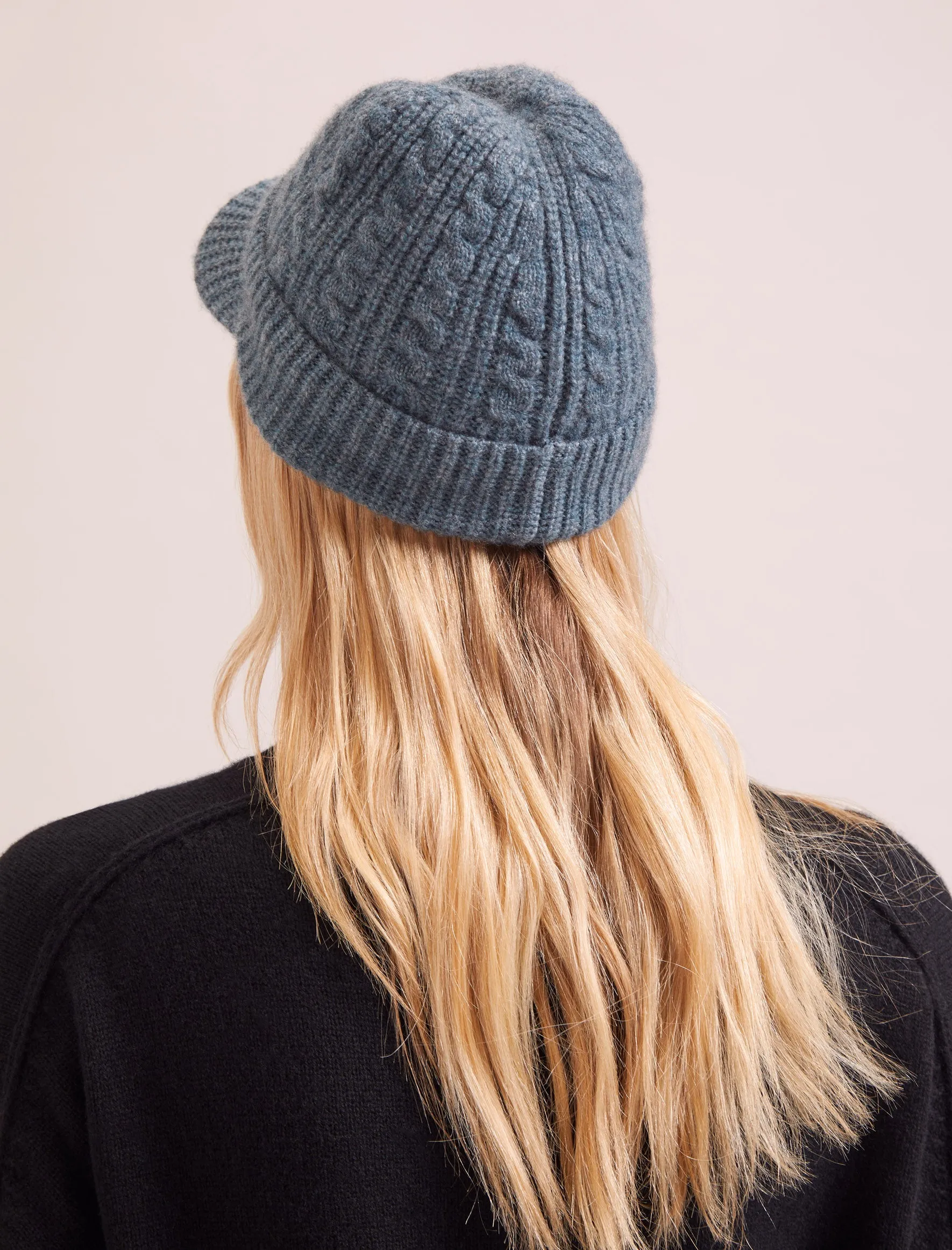 Beata Cashmere Hat - Sea Green