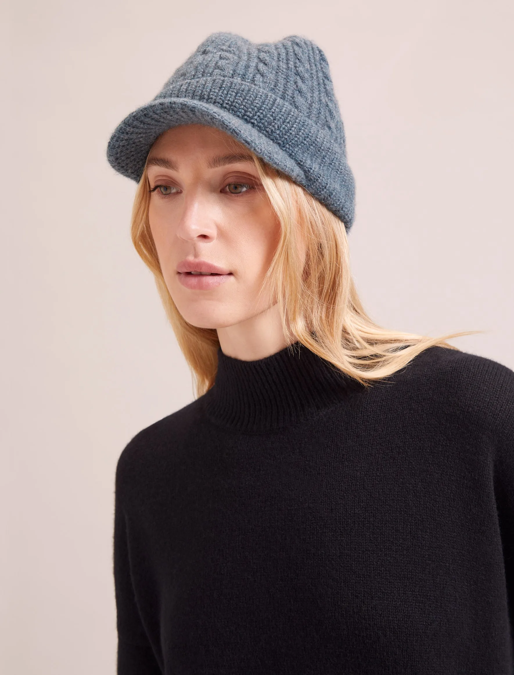 Beata Cashmere Hat - Sea Green