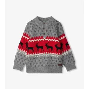 B's Winter Elks Mockneck Sweater