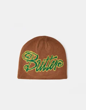 Butter Goods Jive Skully Beanie - Brown