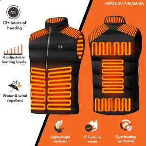 Caleb™ | Versatile heated vest with adjustable temperature settings