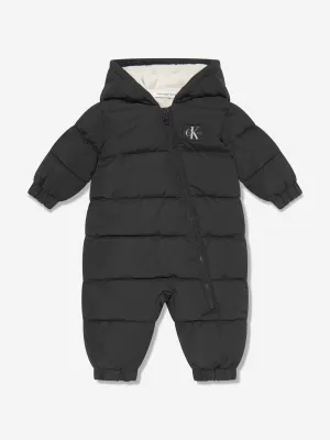 Calvin Klein Baby Padded Snowsuit in Black