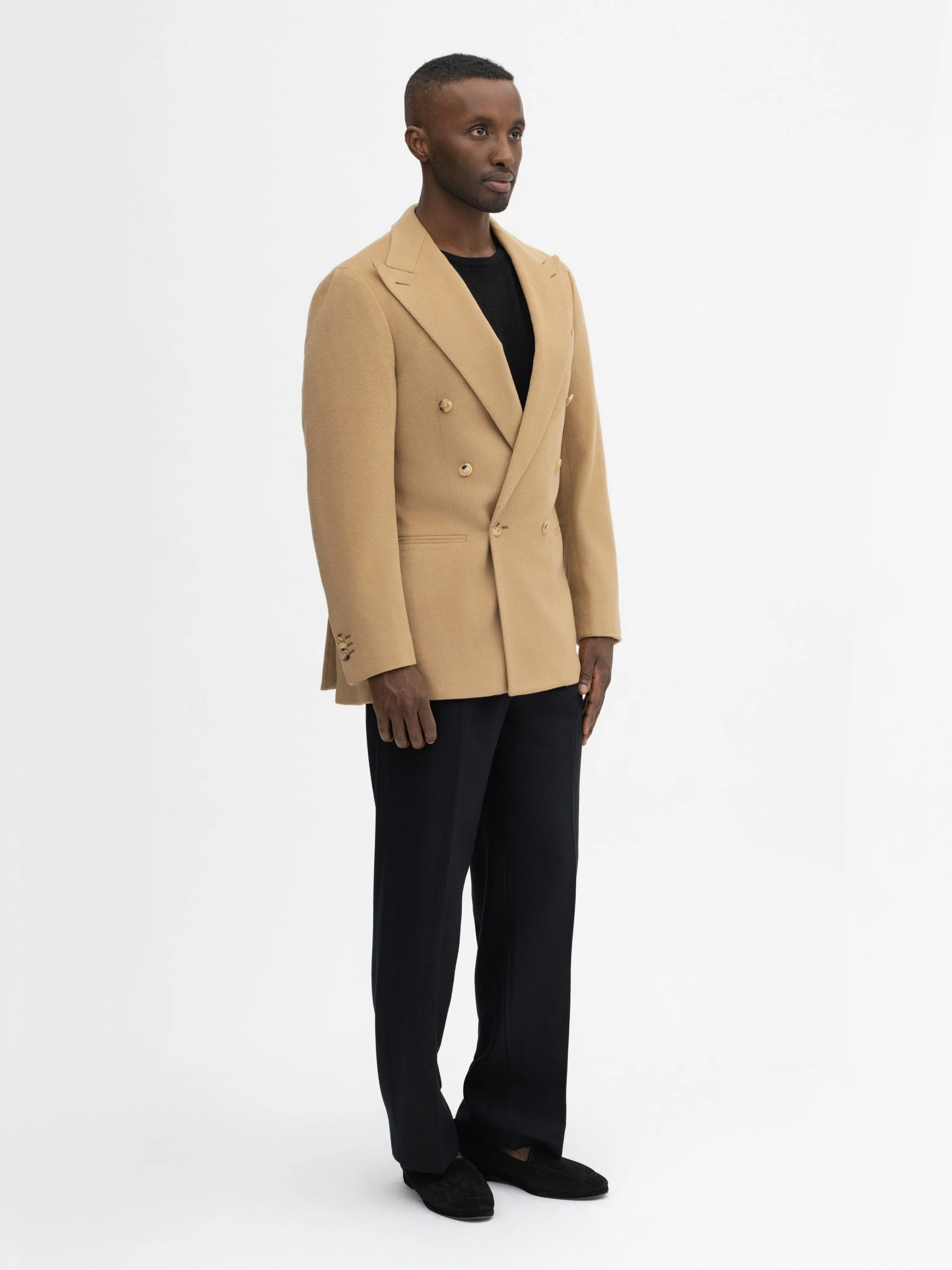 Camel Wool Cashmere Jacket