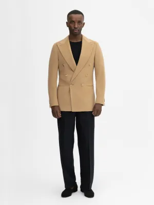 Camel Wool Cashmere Jacket