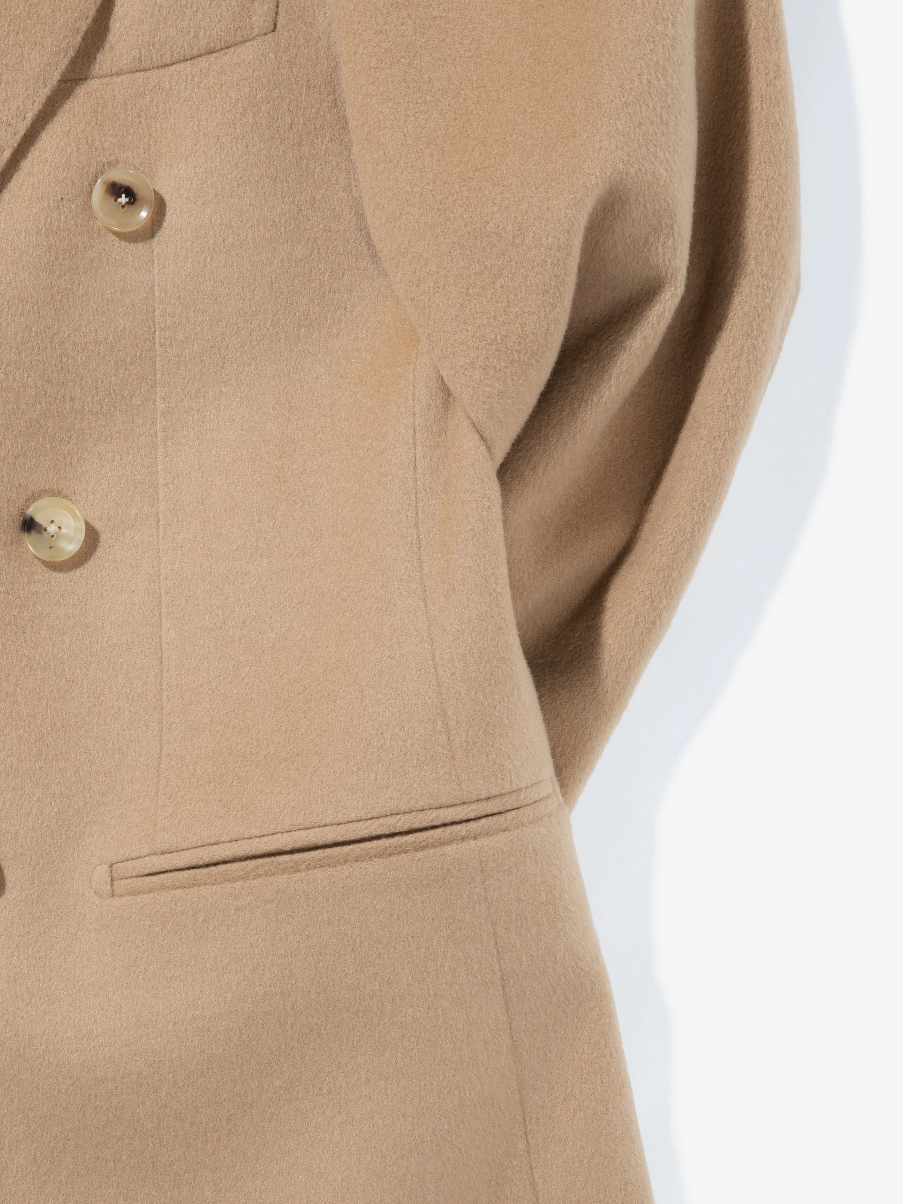 Camel Wool Cashmere Jacket