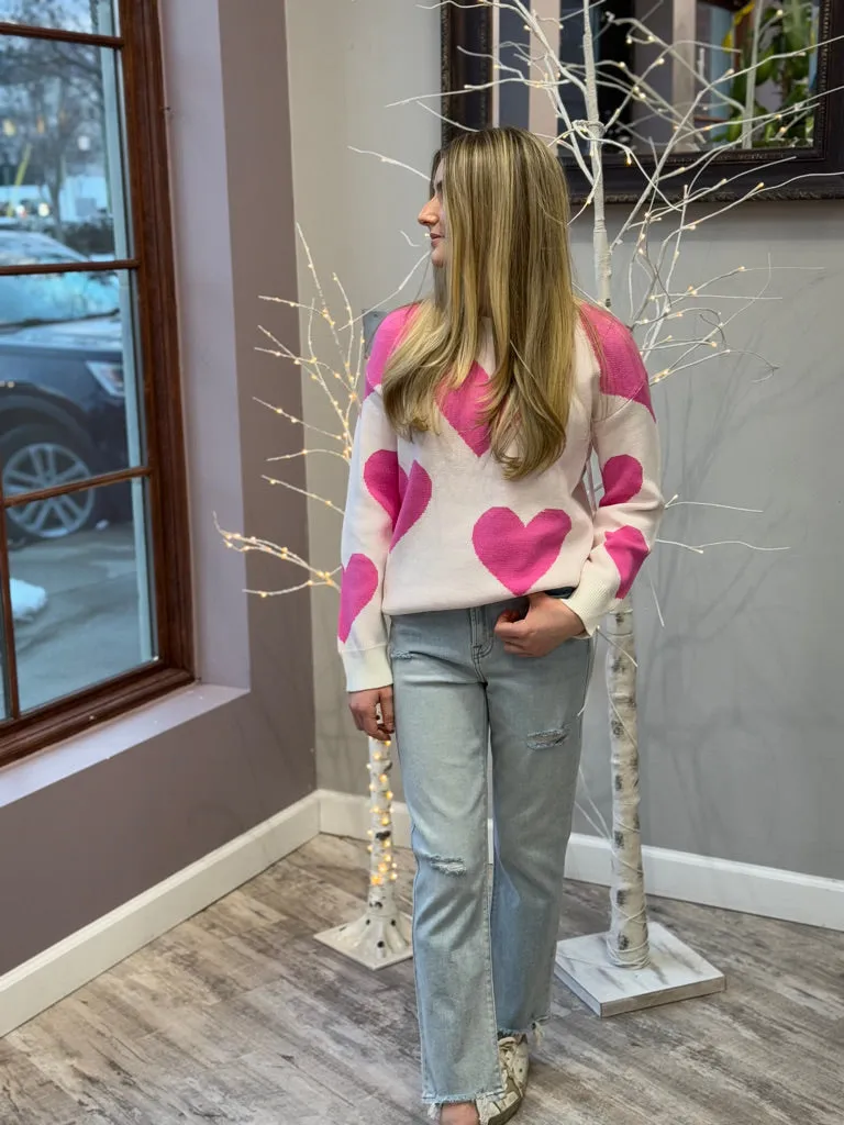 Candy Hearts Sweater