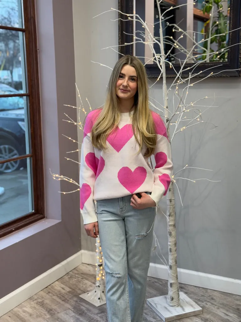 Candy Hearts Sweater