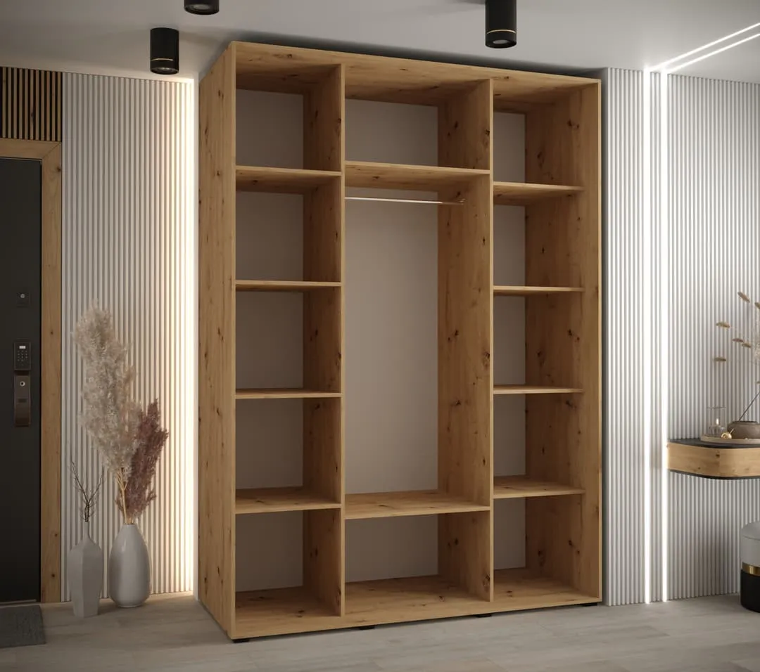 Cannes II Sliding Door Wardrobe 170cm