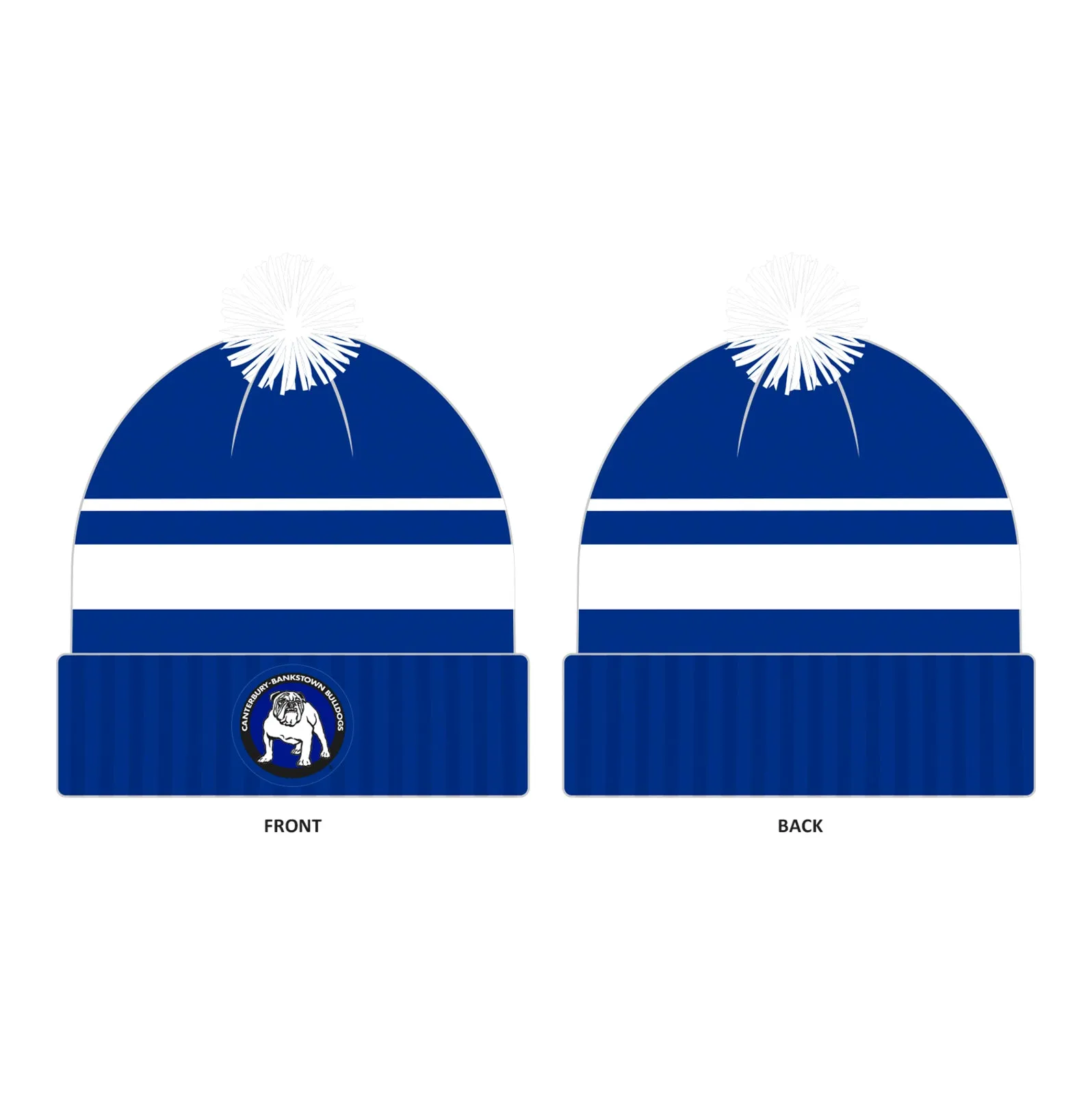 Canterbury Bulldogs Adult NRL Heritage Retro Beanie Rugby League