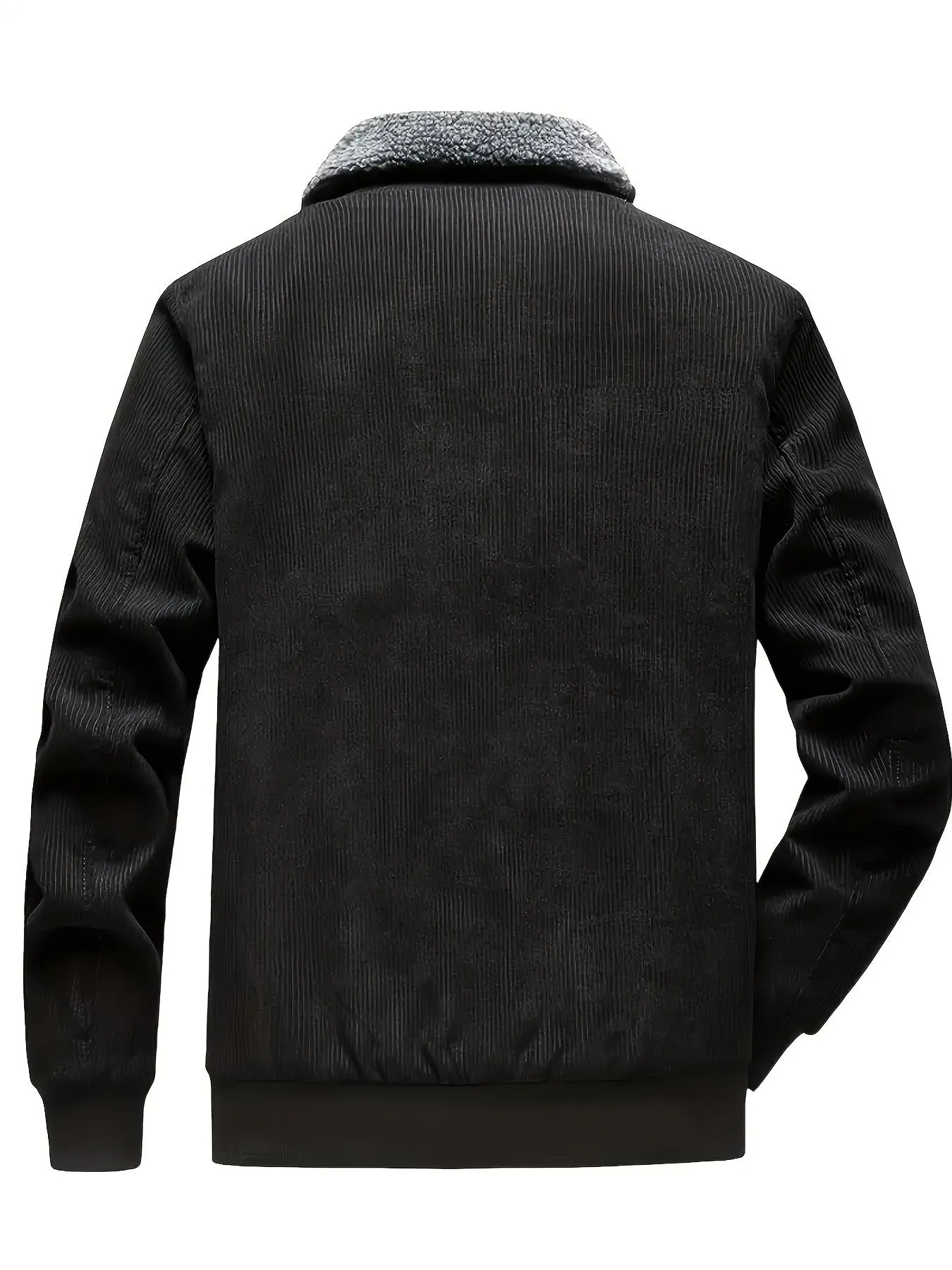 Casual Label Patched Fleece Lined Winter Jacket for Men | Ideal for Winter