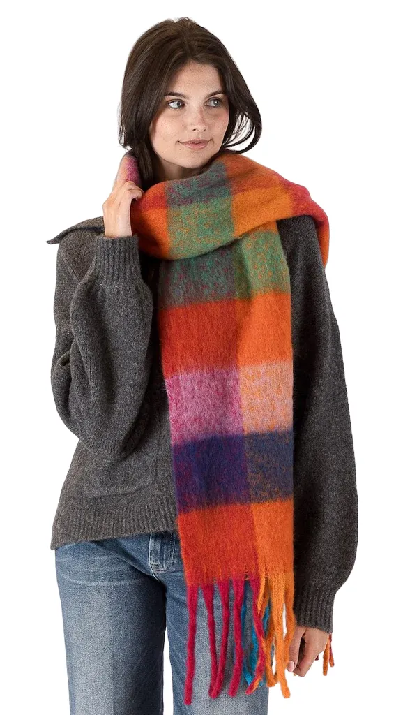 Check Scarf - Multicolour