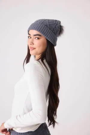 Chenille Cozy Cable Beanie