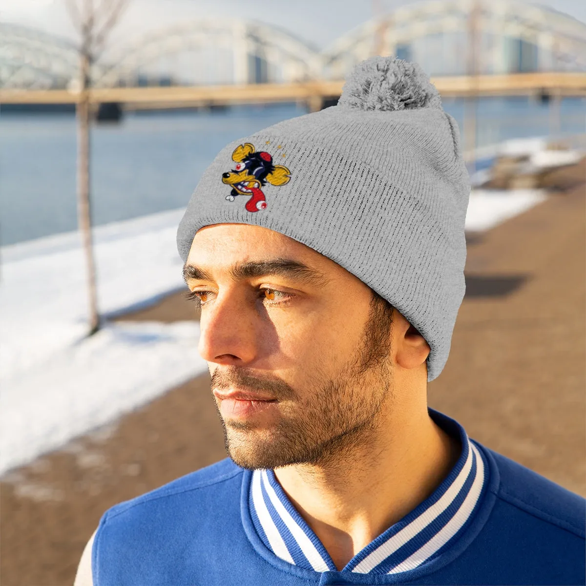 CHOPPED CHESTER Pom Pom Beanie