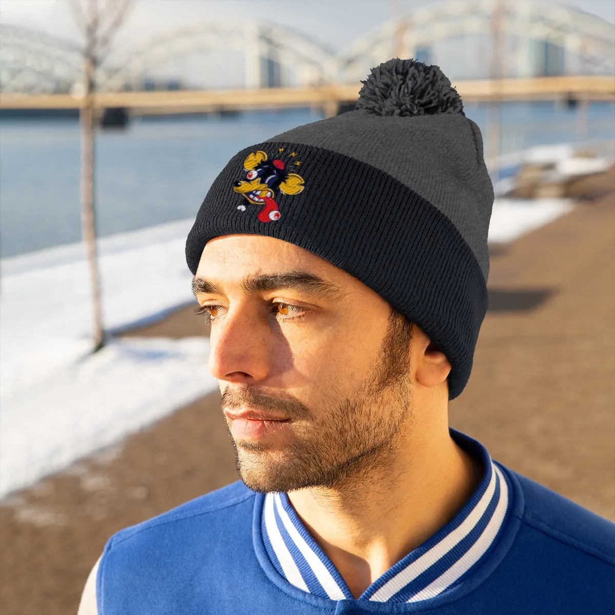 CHOPPED CHESTER Pom Pom Beanie