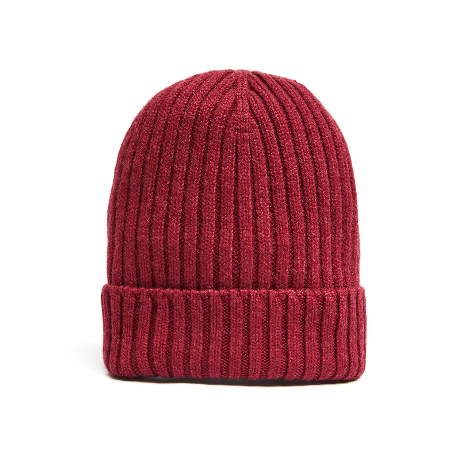 CHRISTMAS BOX WITH BORDEAUX CASHMERE COSTA BEANIE