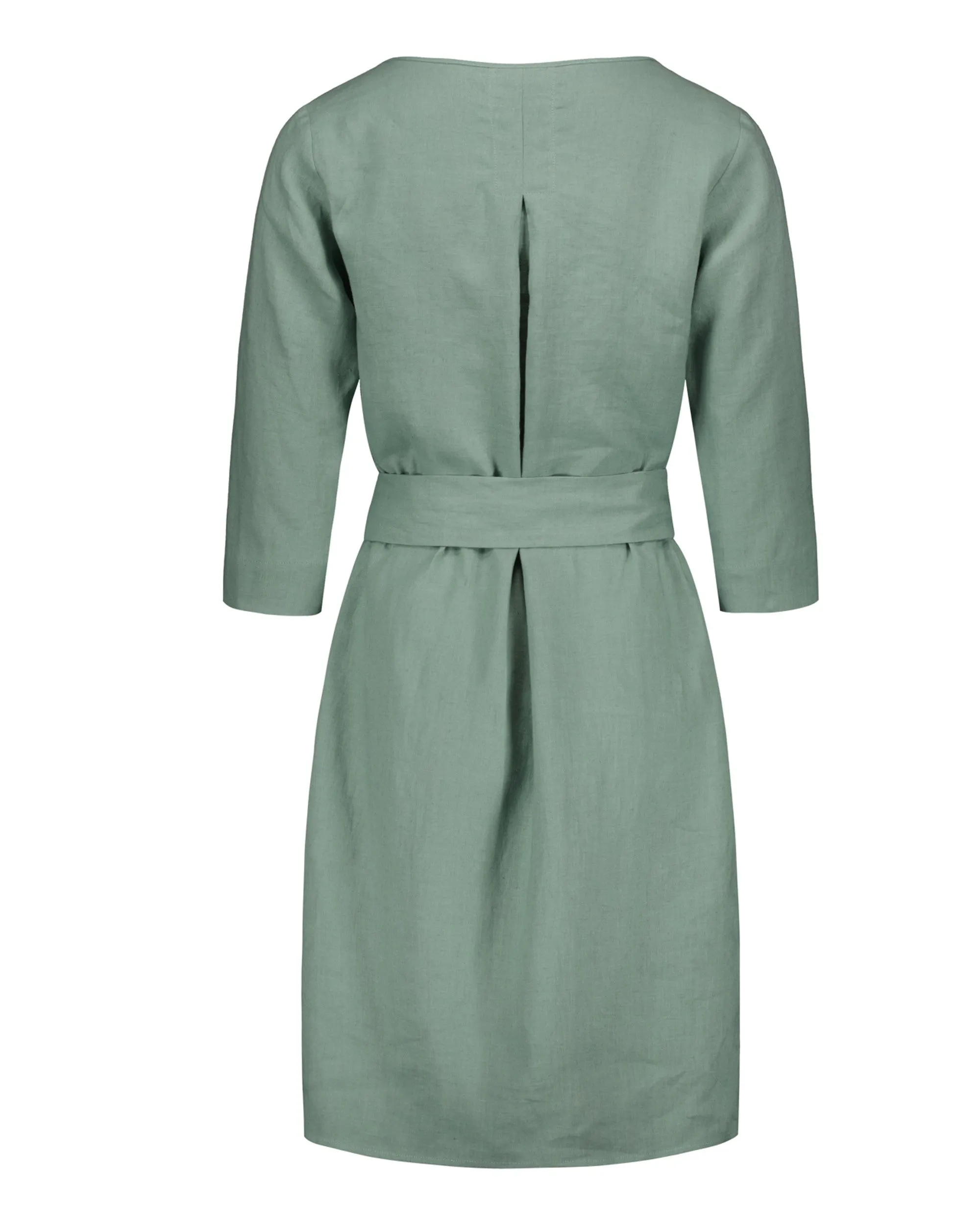 Classic Linen Dress Desert Sage Green