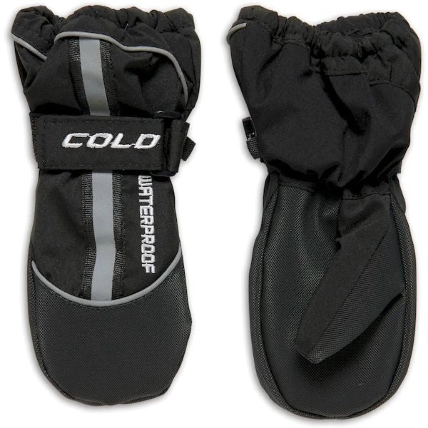 Cold Black Filur Mitten