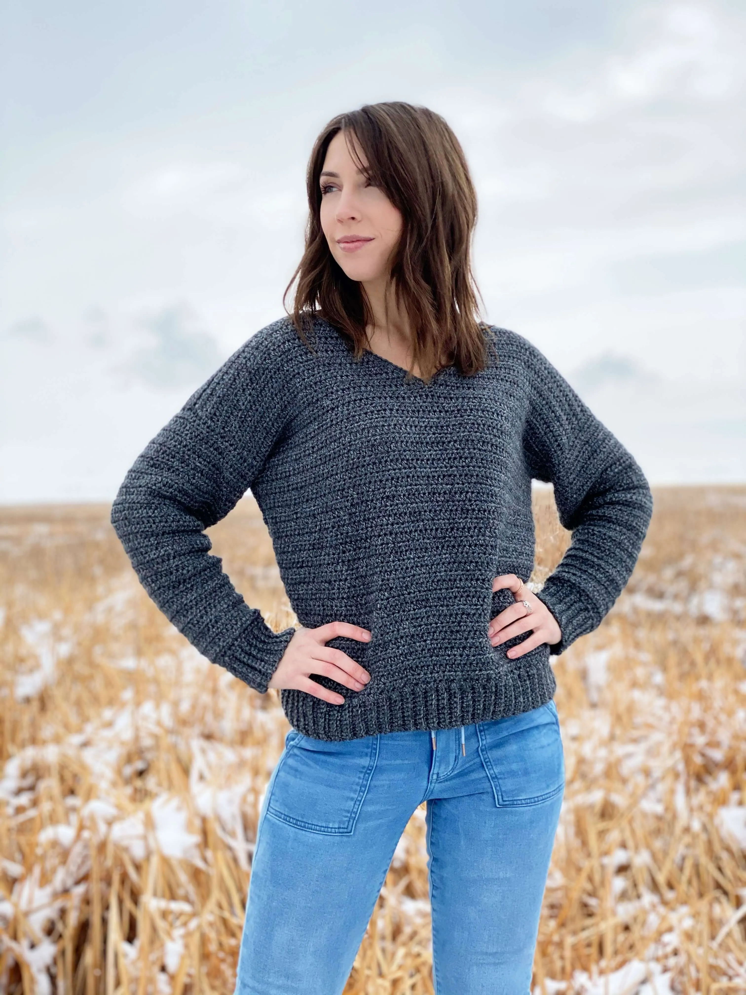 Crochet Kit - The Pemberley Pullover