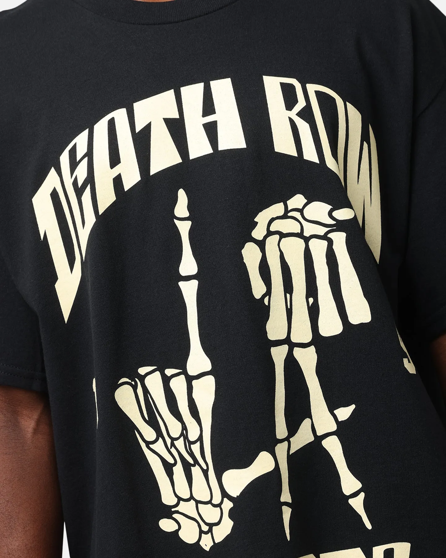 Deathrow Records LA 91 Bones T-Shirt Black