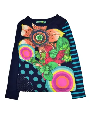 Desigual Long Sleeve Top 7Y - 8Y