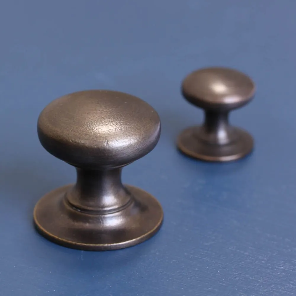 Distressed Antique Brass Cabinet Knob