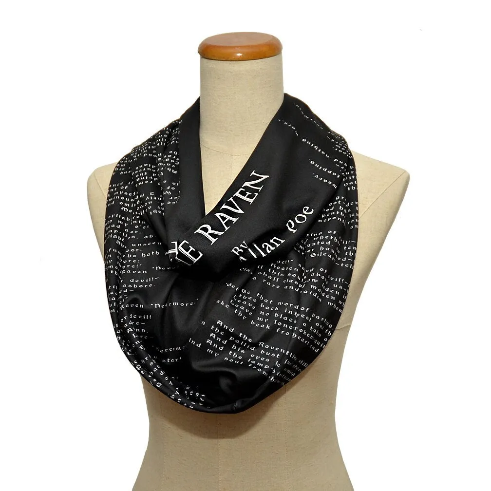 Edgar Allan Poe The Raven Infinity Scarf (Long)