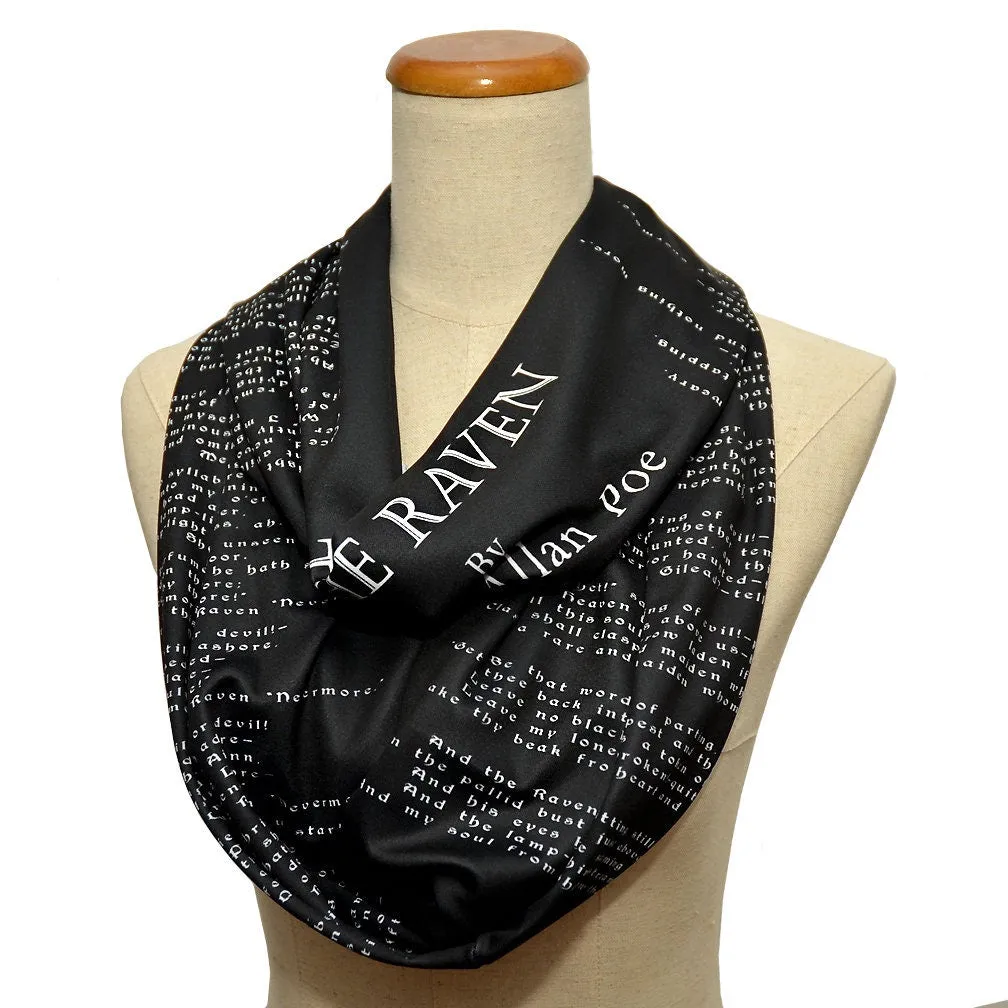 Edgar Allan Poe The Raven Infinity Scarf (Long)