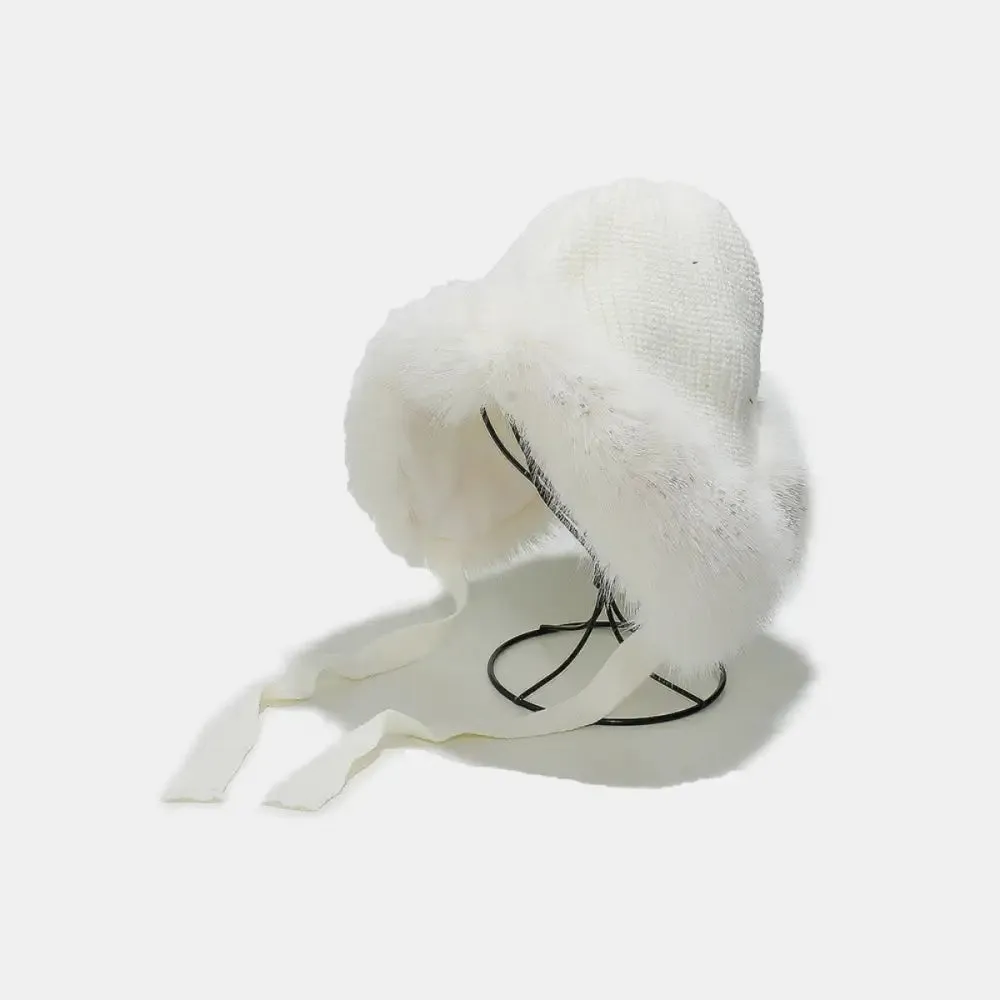 Elevate Your Wardrobe with the Thermal Tied Fuzzy Winter Hat