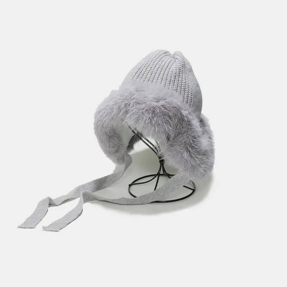 Elevate Your Wardrobe with the Thermal Tied Fuzzy Winter Hat