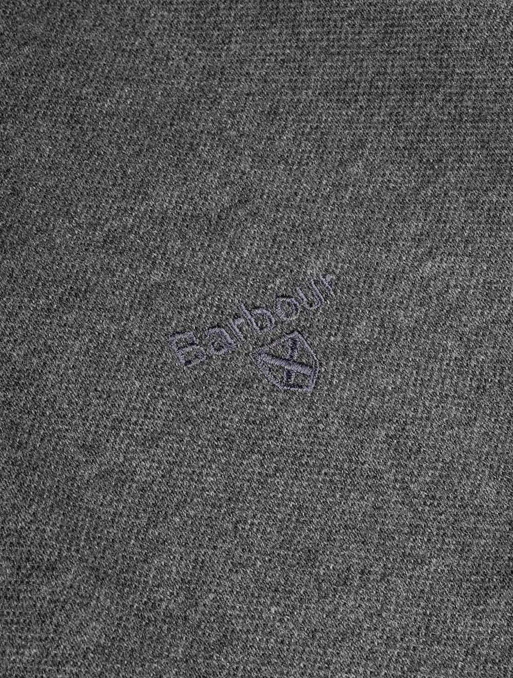 Essential Long Sleeve Sports Polo Slate Marl