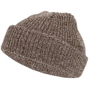 Ethos FISHERMAN BEANIE - BRUN-MIX acryl hue i klassisk fisker stil