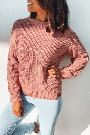 Everyday Knit Sweater Plum