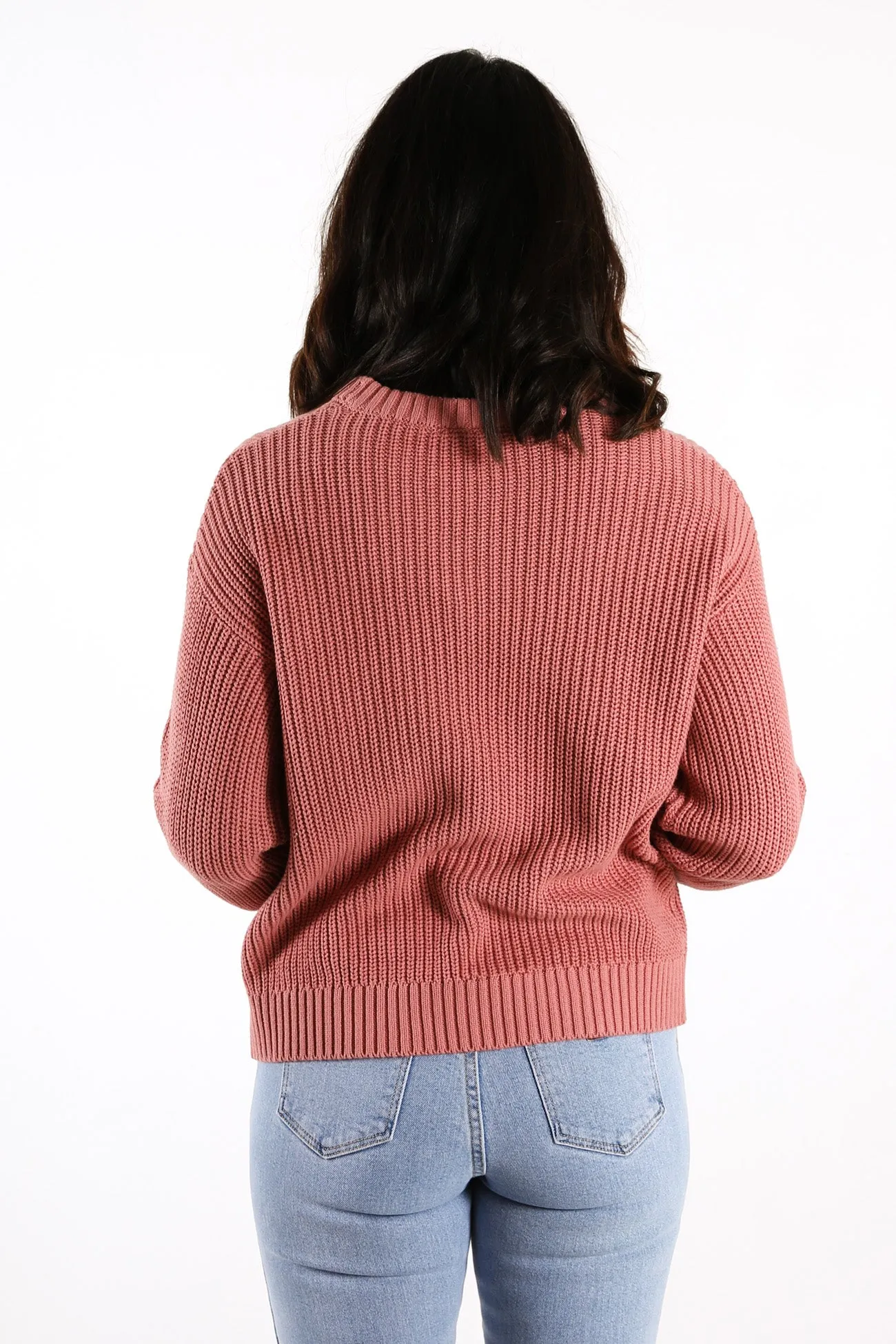 Everyday Knit Sweater Plum