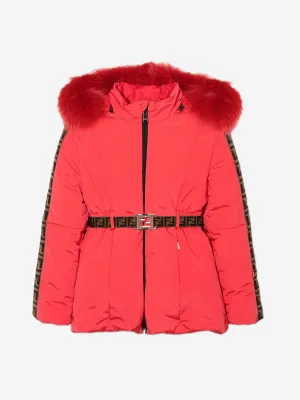 Fendi Girls Down Padded Ski Jacket