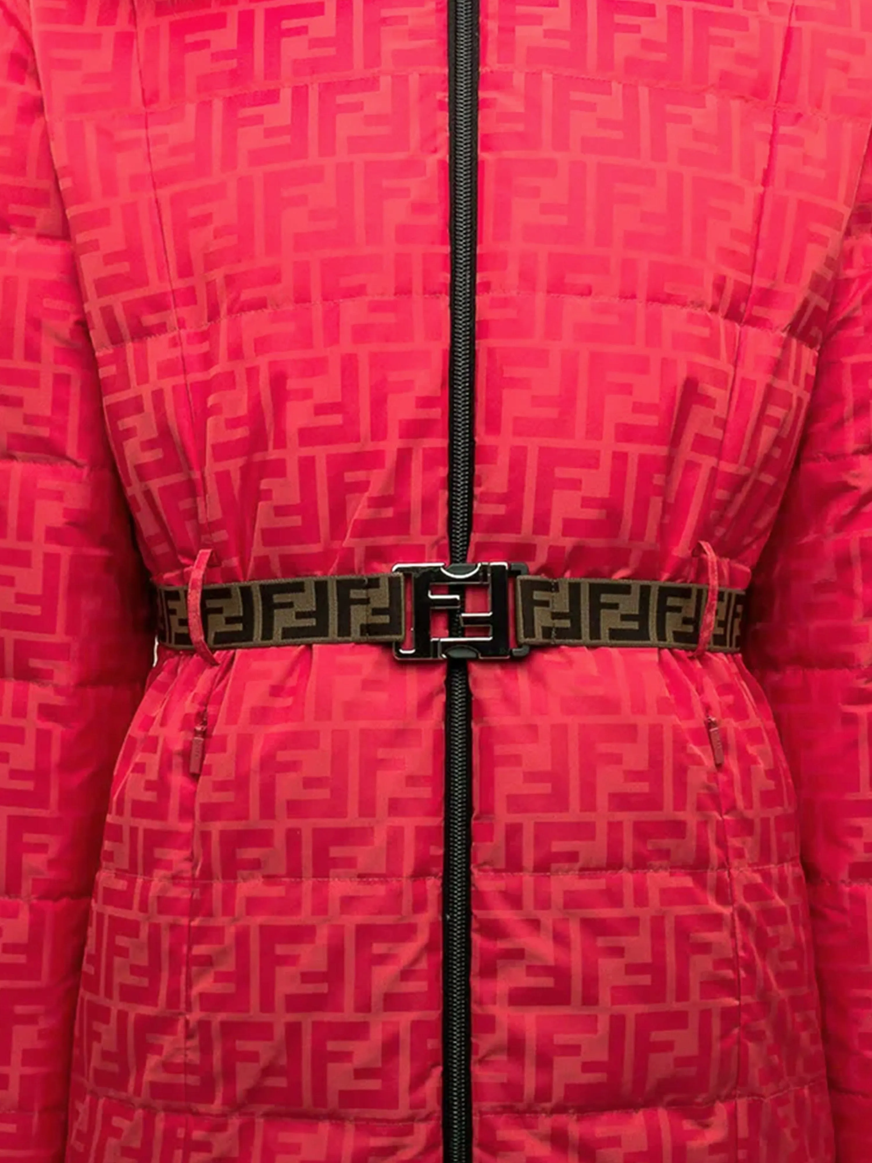 Fendi Girls Down Padded Ski Jacket