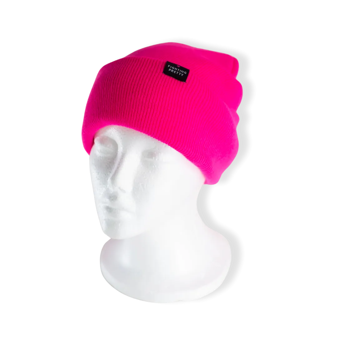 Fighting Pretty Beanie- Knockout Pink