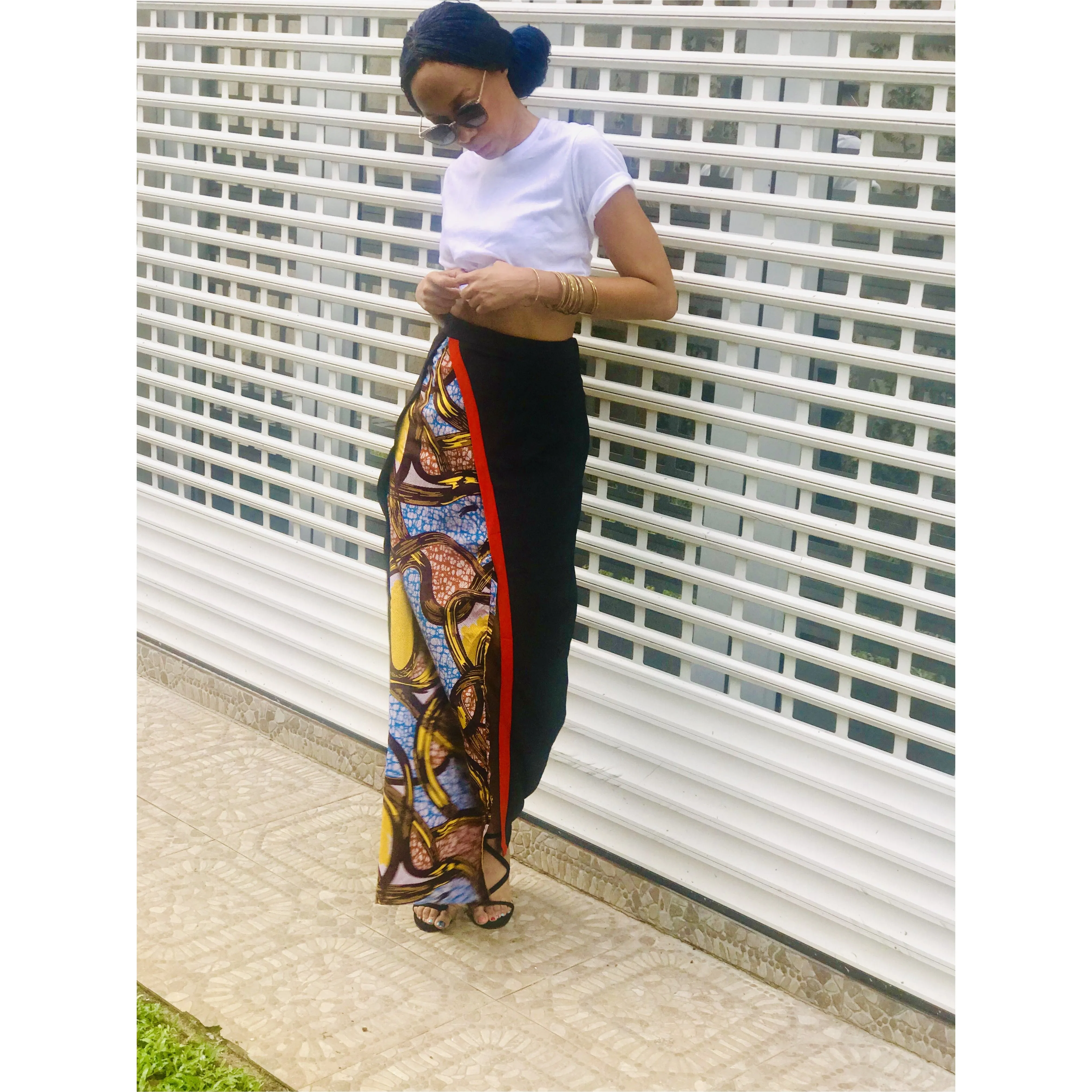 FolaShade Skirt in Artistic Print