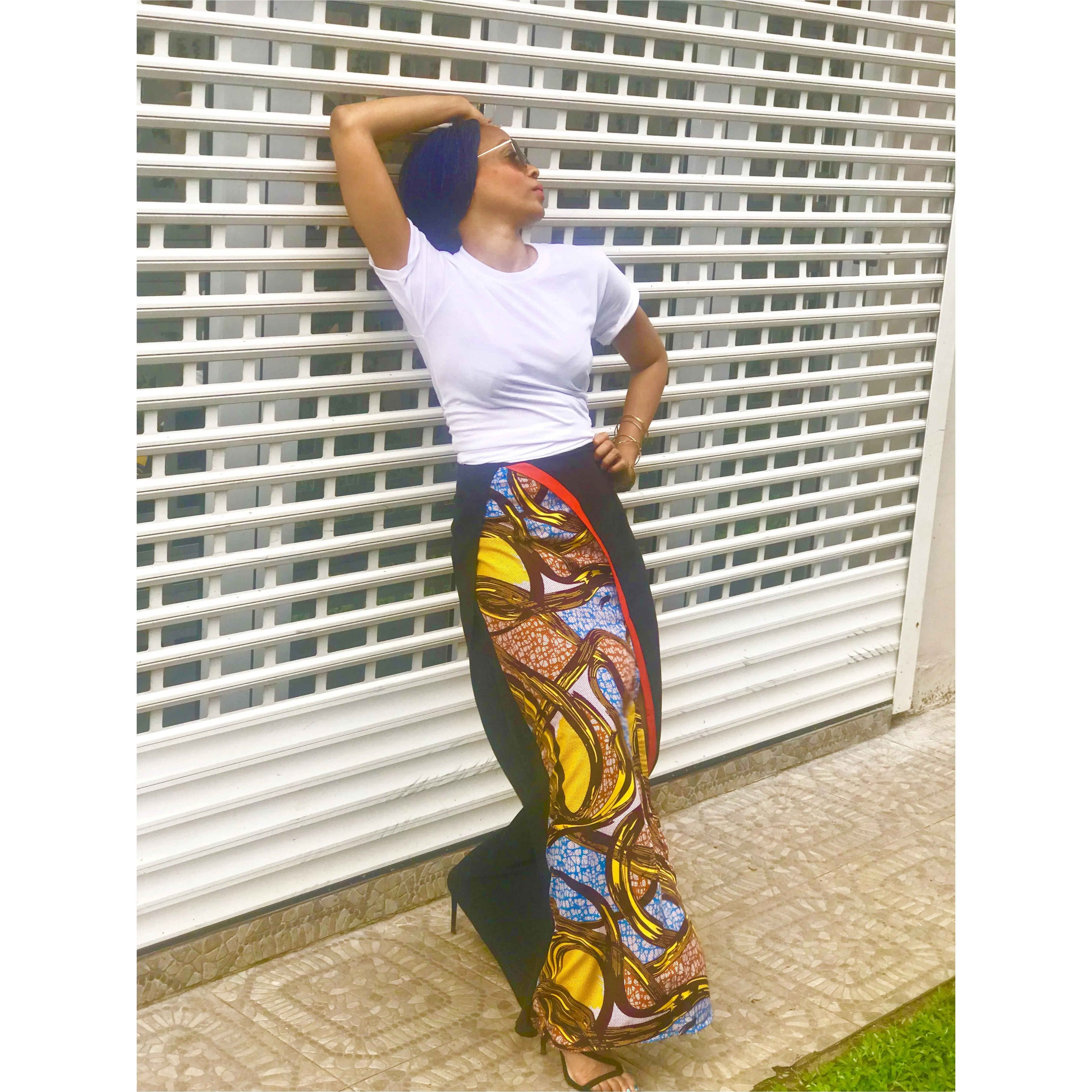 FolaShade Skirt in Artistic Print