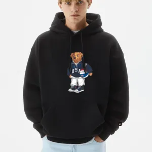 Football Bear Hoodie