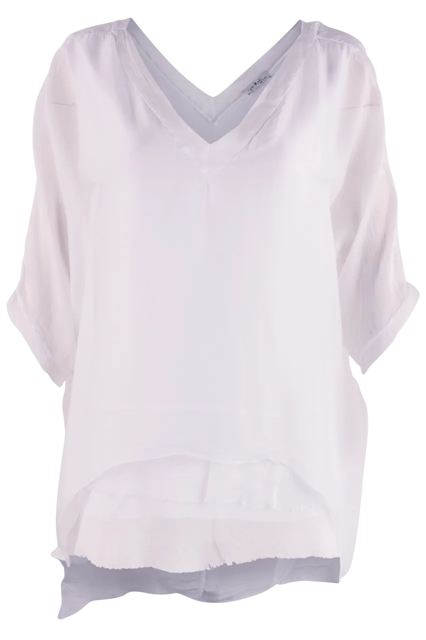 Gigi V-Neck 3/4 Sleeve Top